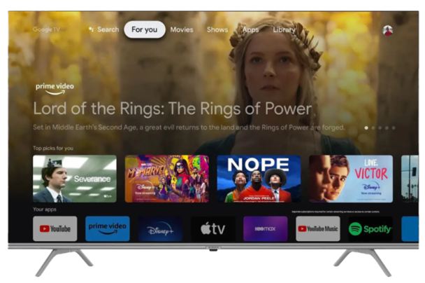 Dawlance 50 Inch 4K LED Google TV Radiant Series 50G22