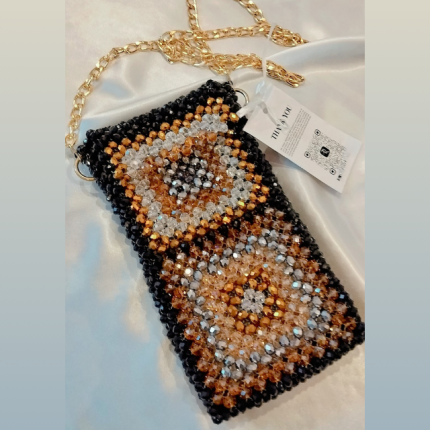 Handmade Phone Carry Beaded Cover