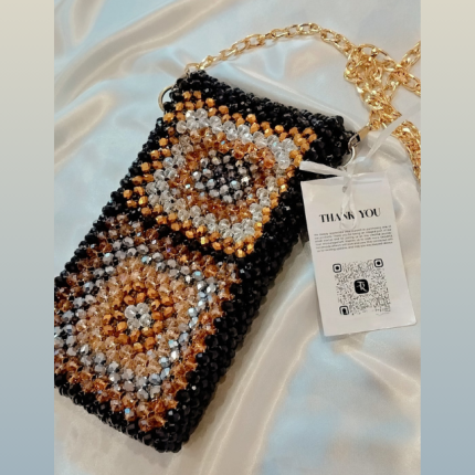 Handmade Phone Carry Beaded Cover