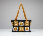 Handmade Floral Woven Crochet Bag For Women
